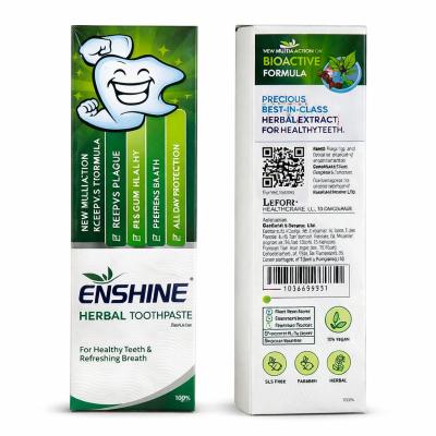 ENSHINE HERBAL TOOTHPASTE 100gm